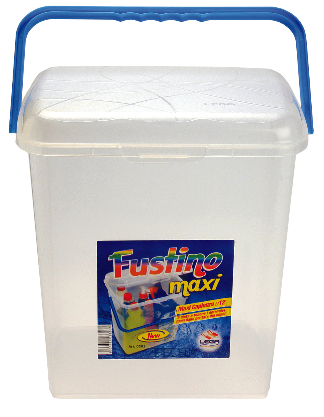 0305 CONTENITORE FUSTINO MAXI LT.12 LEGA COLLO DA 6 PEZZI