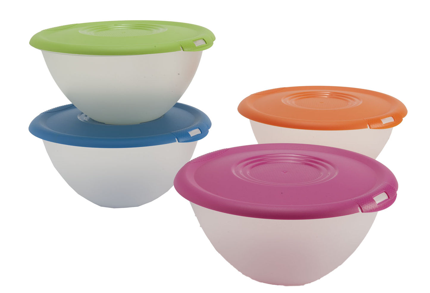 0512/26C INSALATIERA ICEBERG O 26 CON COPERCHIO LEGA COLORI ASSORTITI COLLO DA 20 PEZZI