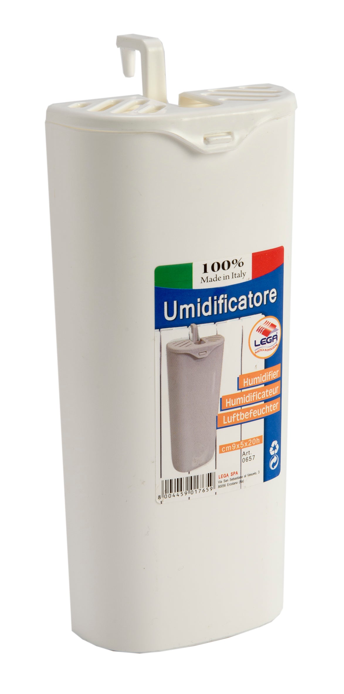 0657 UMIDIFICATORE CON GANCIO LEGA COLLO DA 28 PEZZI