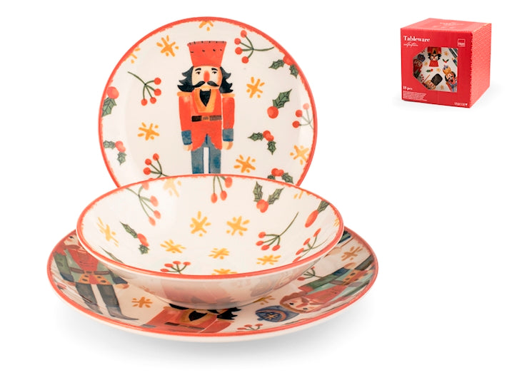 SERVIZIO TAVOLA 18 PEZZI STONEWERE COUPE KINGDOM