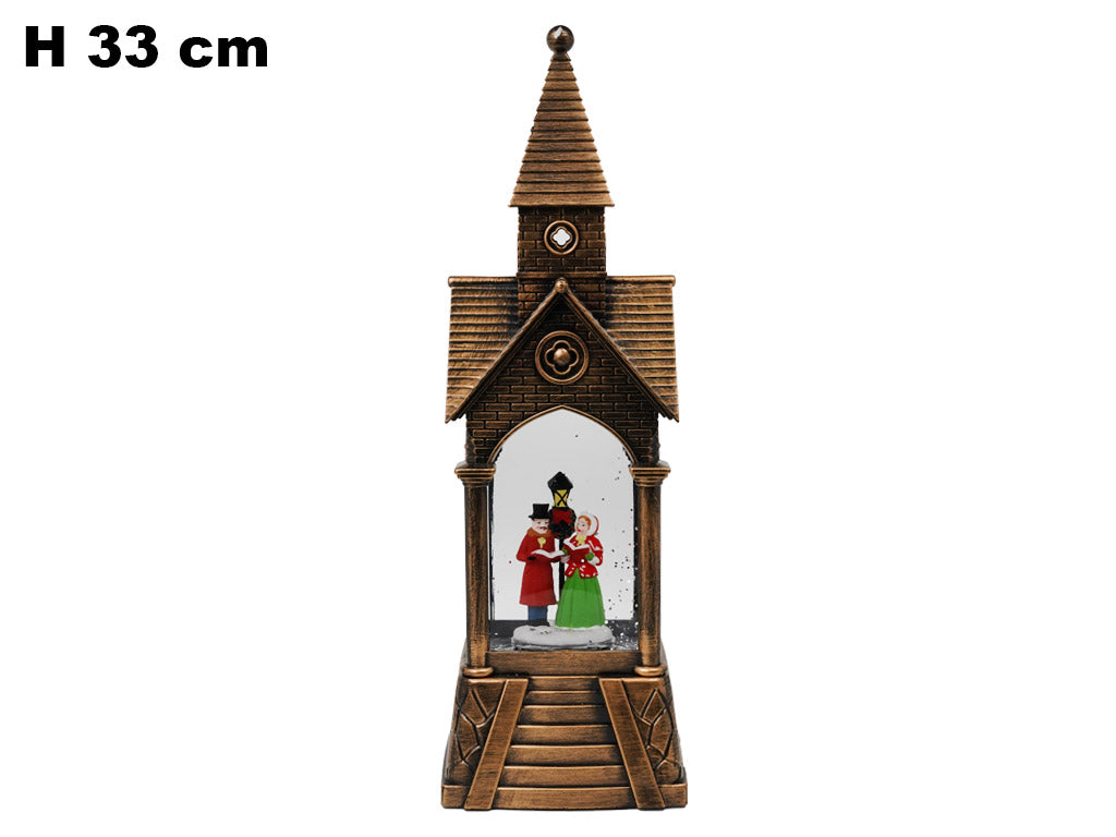 CHIESA CON CANTORI LUCI E SUONI