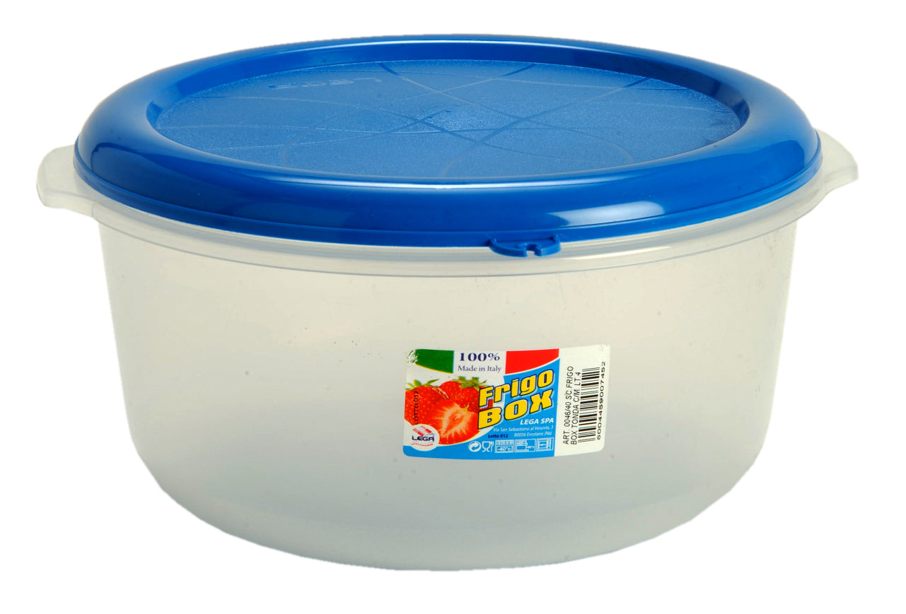 0046/40 FRIGO BOX TONDA CON MANICO LT.4 LEGA COLLO DA 16 PEZZI