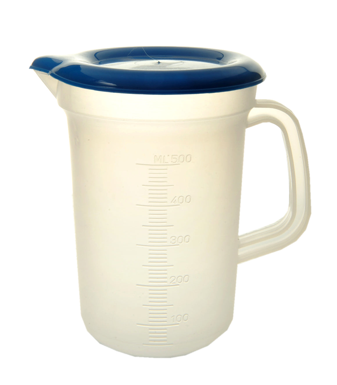 0060/C BROCCA GRADUATA CON COPERCHIO LT.0,5 COLLO DA 72 PEZZI