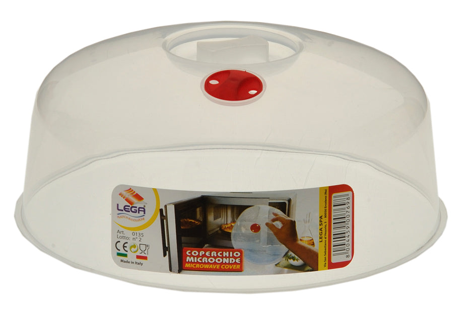 0135 COPRIVIVANDE PER MICROONDE CON VALVOLA LEGA COLLO DA 20 PEZZI