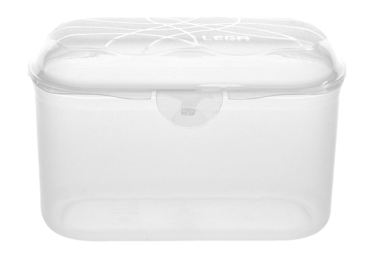 0210H CONTENITORE CLIK CLAK RETTANGOLARE ALTA LT.1,25 LEGA COLLO DA 20 PEZZI