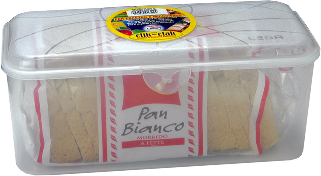 0210L CONTENITORE CLIK CLAK RETTANGOLARE LT.2,8 LEGA COLLO DA 24 PEZZI