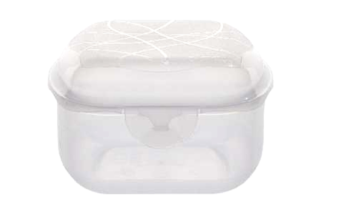 0210M CONTENITORE CLIK CLAK QUADRATA LT.0,8 LEGA COLLO DA 27 PEZZI