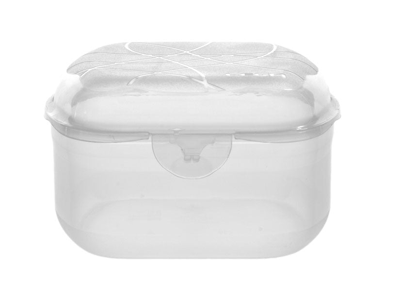 0210N CONTENITORE CLIK CLAK QUADRATA ALTA LT.1,3 LEGA COLLO DA 20 PEZZI