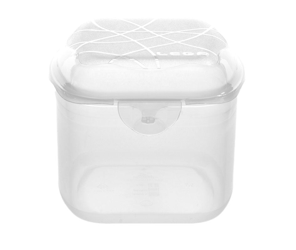 0210R CONTENITORE CLIK CLAK QUADRATA ALTA LT.1,2 LEGA COLLO DA 22 PEZZI