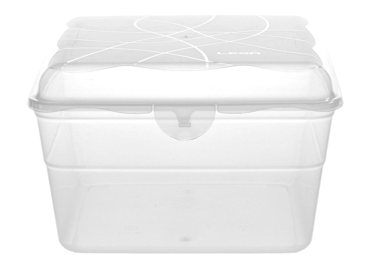 0210T CONTENITORE CLIK CLAK QUADRATA LT.4,6 LEGA COLLO DA 18 PEZZI