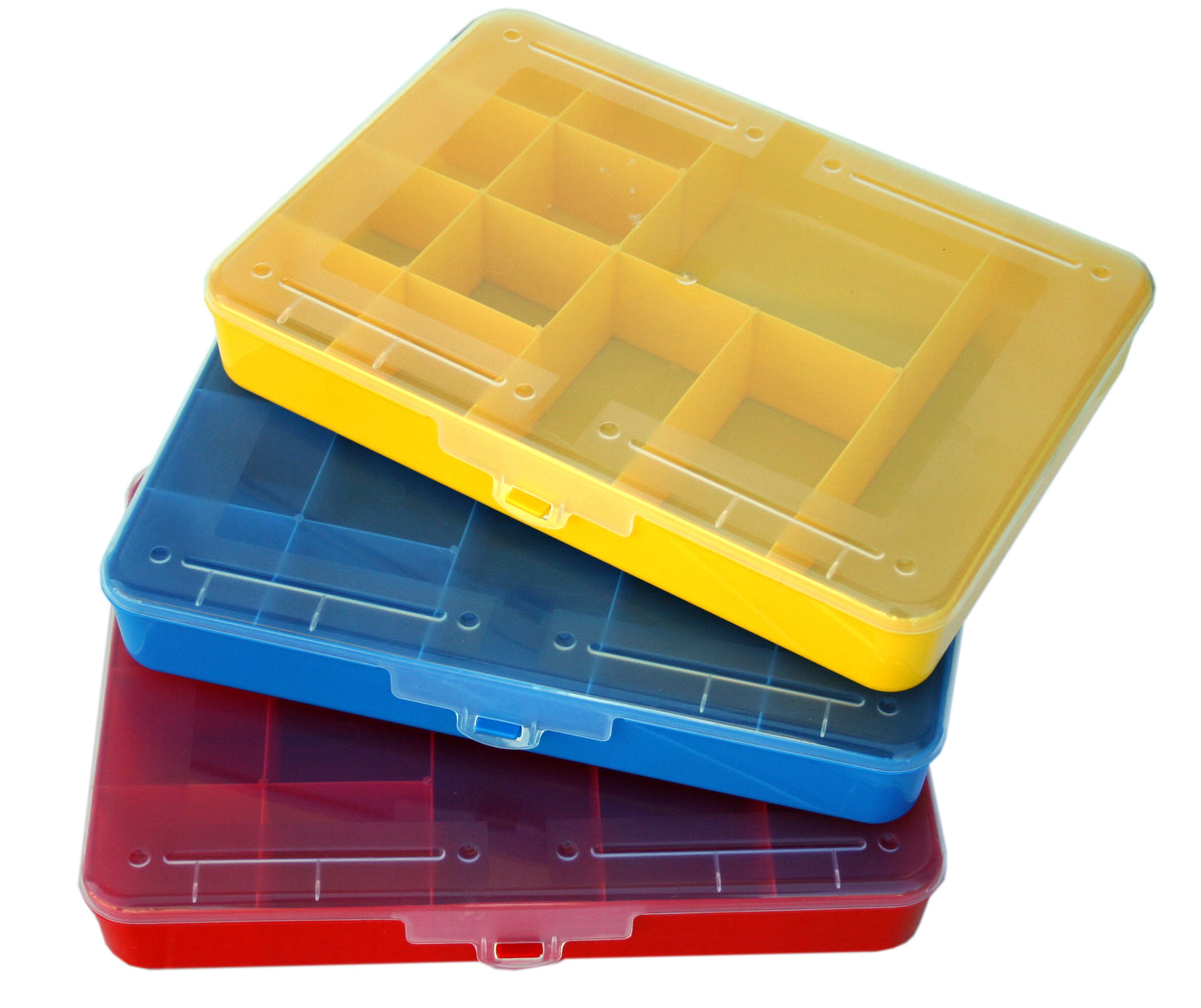 0211S BOX HOBBY 12 SCOMPARTI LEGA COLLO DA 26 PEZZI