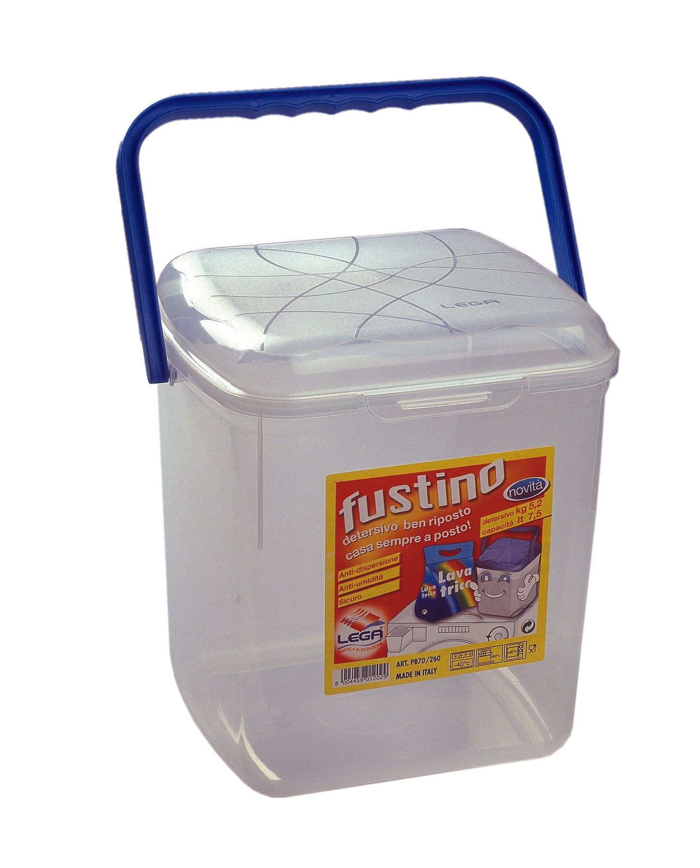 0260 CONTENITORE FUSTINO MEDIO LT.7,5 LEGA COLLO DA 12 PEZZI