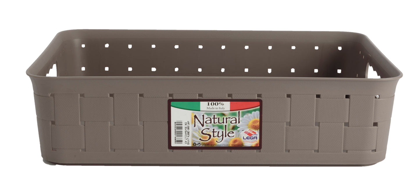 SET 3 CESTA COUNTRY RETTAN. GRANDE BASSA LT.10