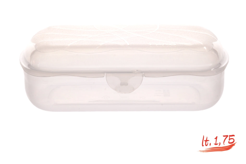 0210F CONTENITORE CLIK CLAK RETTANGOLARE LT.1,75 LEGA COLLO DA 36 PEZZI