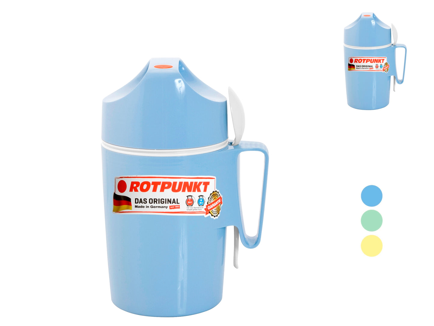 Termos Vivande Rotpunkt 850cc con Cucchiaio colori Primavera Assortiti