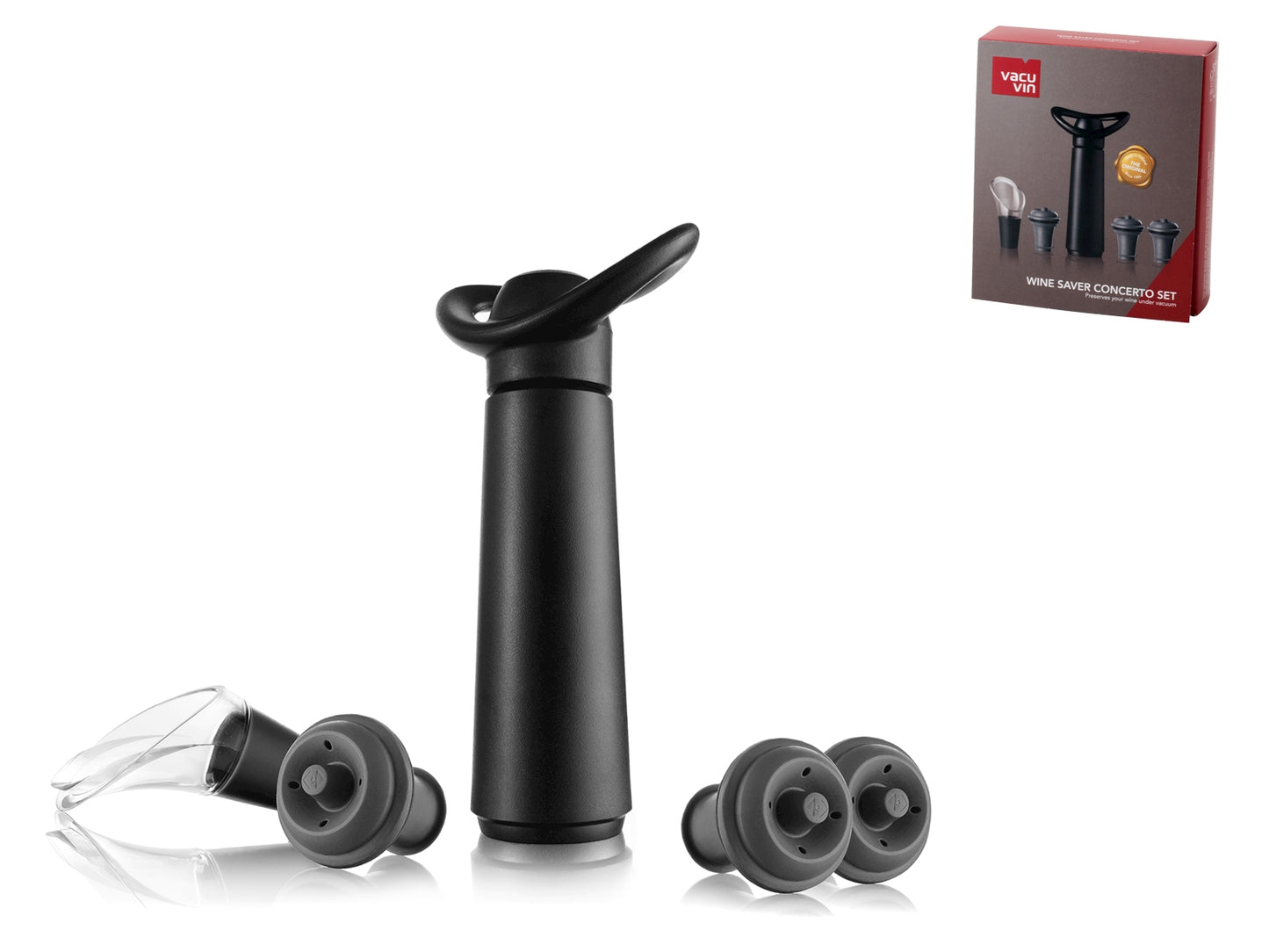 Set Wine Saver Concerto 5 pezzi.