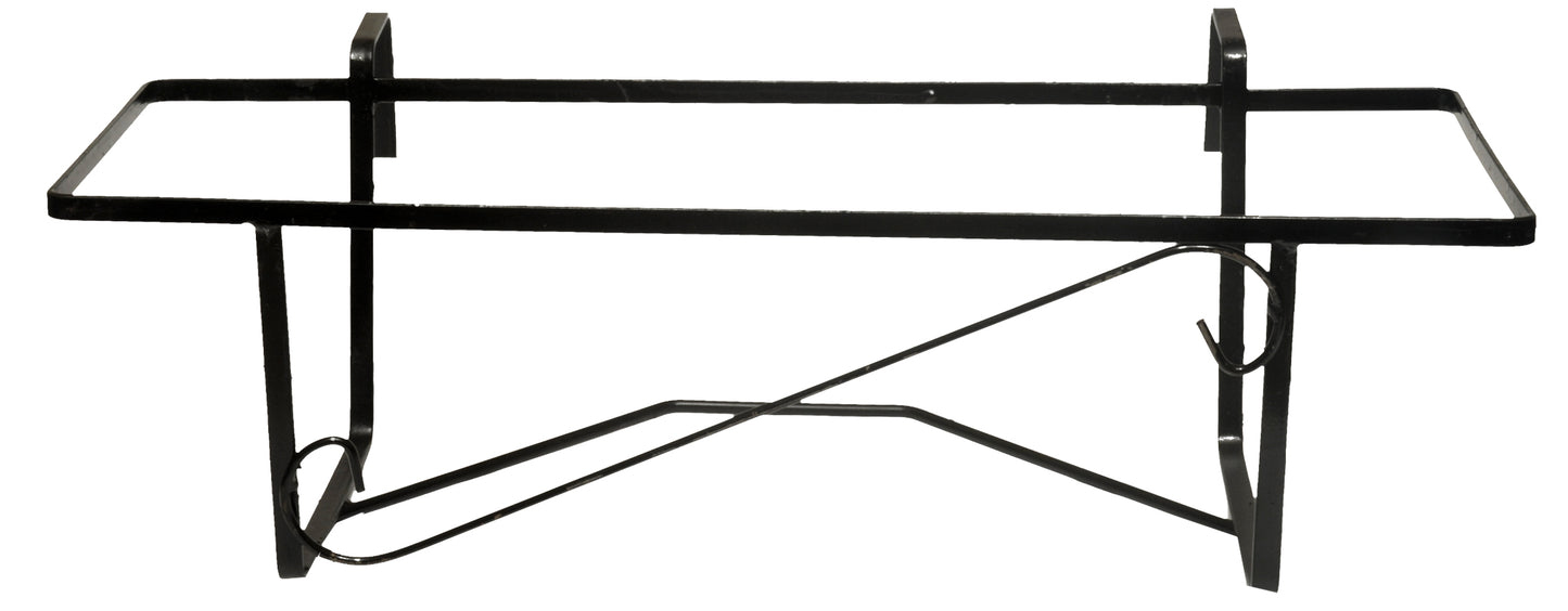 REGGIBALCONIERA IN FERRO BATTUTO CM.50 LEGA COLLO DA 6 PEZZI