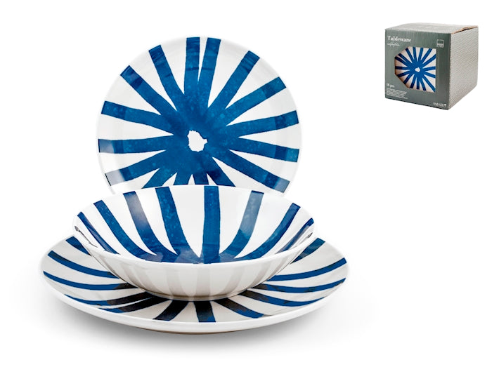 SERVIZIO PIATTI  18 PEZZI STONEWERE  COUPE RODI