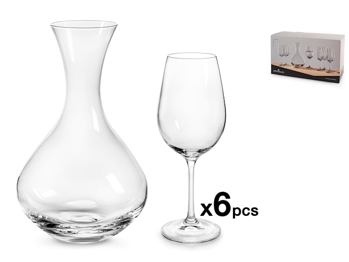 SET 7 PEZZI DEGUSTAZIONE VIOLA BOHEMIA