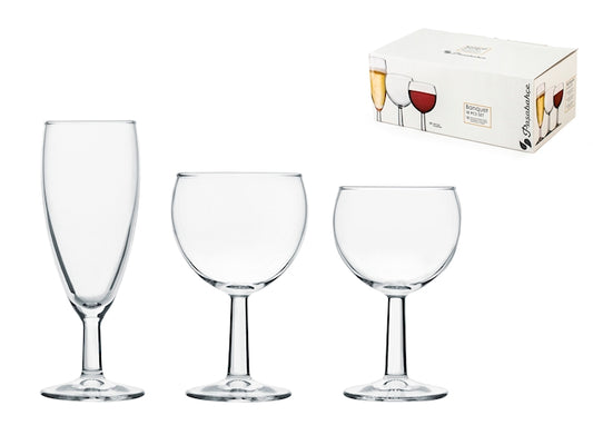 SERVIZIO 18 CALICI VETRO  BANQUET