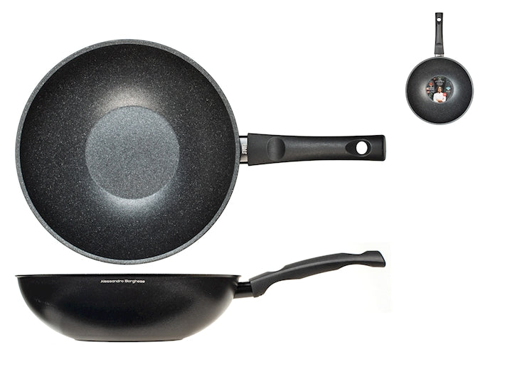 WOK DARK COLLECT BORGHESE CM 28 INDUZIONE