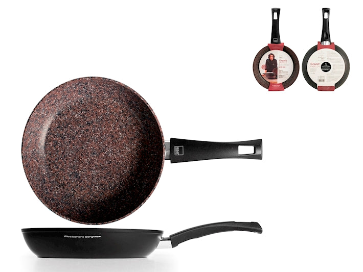 PADELLA ANTIADERENTE GRANIT MARRONE BORGHESE