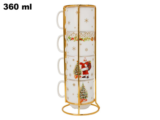 SET 4 TAZZE DECORATIVE NATALIZIE