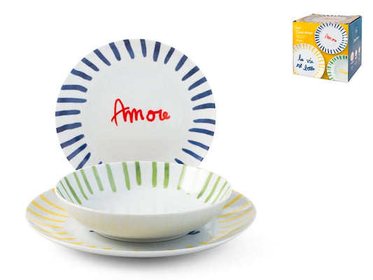 SERVIZIO  TAVOLA 18PZ COUPE PCL CASA AMORE