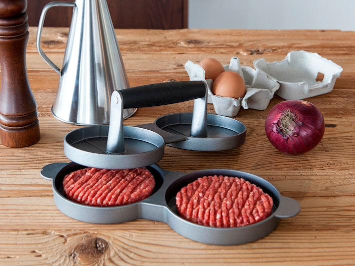 PRESSHAMBURGER ALUMINIO BORGHESE 2 POSTI