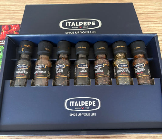 SET 7 PEZZI PEPI SPECIALI ITALPEPE IN SCATOLA REGALO