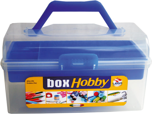 0211J  BOX HOBBY CON MANIGLIA + RIPIANO COLLO DA 24 PEZZI